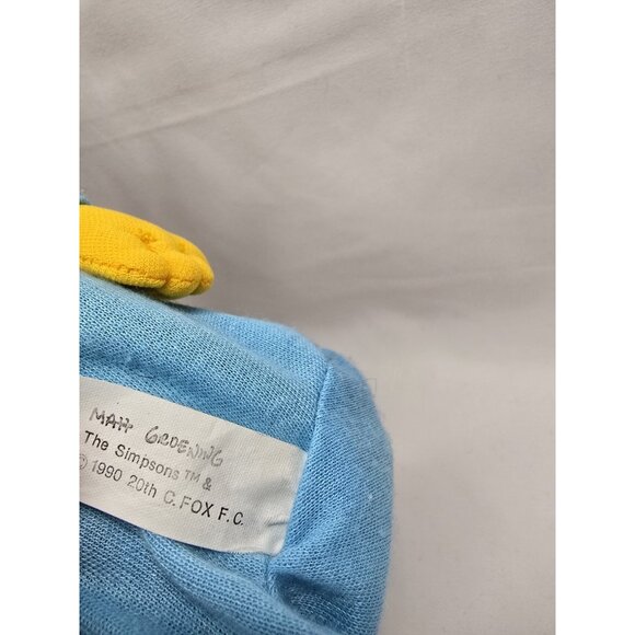 Vintage 1990 Maggie Simpson 7” Plush Doll Toy Burger King Collectible Vinyl Head - Picture 6 of 6